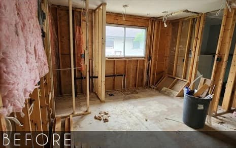 St. Albert bungalow kitchen before renovation